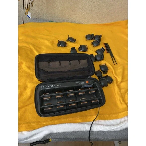 TopStyler by InStyler Heated Ceramic Styling Shells Hair Curlers Clam Pods Set - Picture 5 of 8